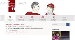Desktop Screenshot of patois.ch